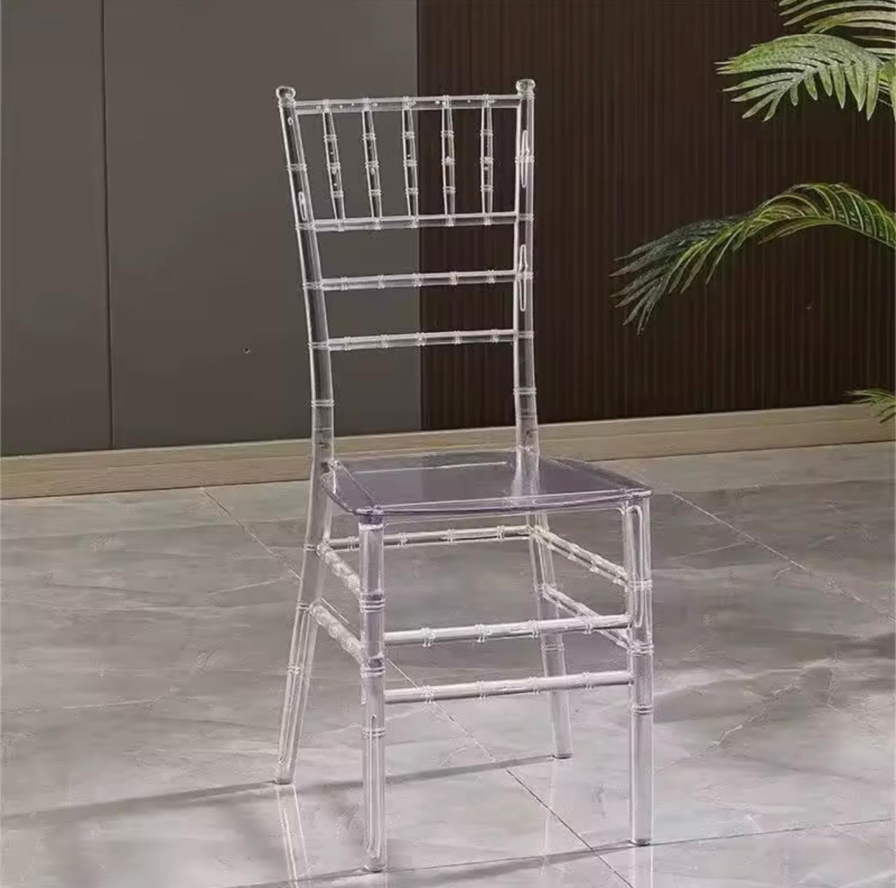 chaise napoléon ovale plexi