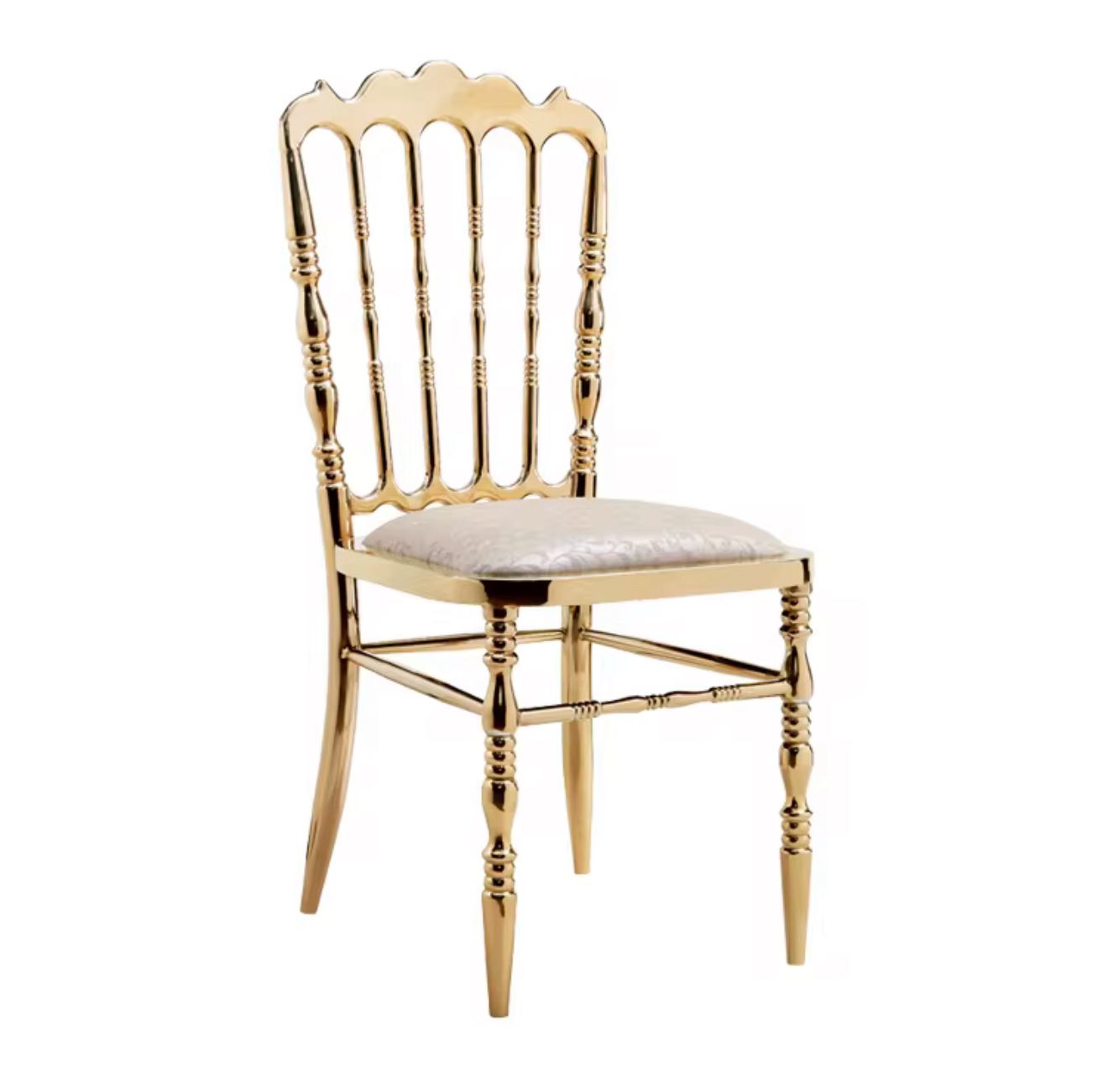 chaise napoléon en acier inoxydable
